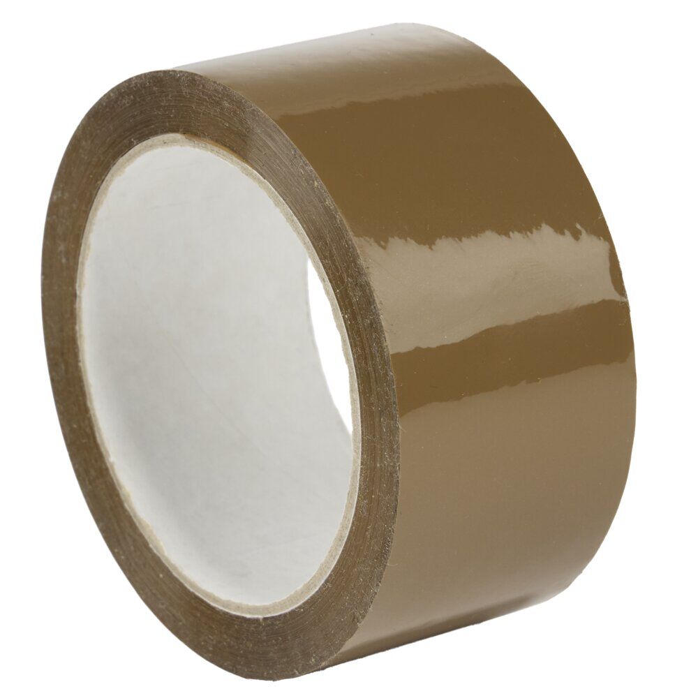 Rouleau adhésif marron havane 66m