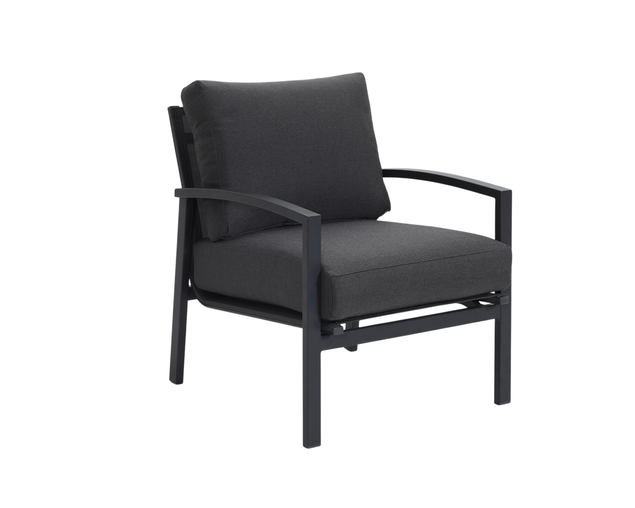 Jette 5 Seater Lounge Setting Bundle - Gunmetal Grey