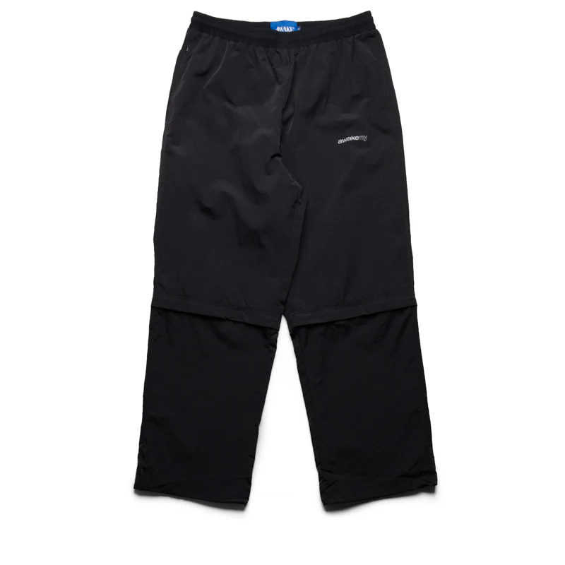 Awake NY Convertible Nylon Trackie - Black