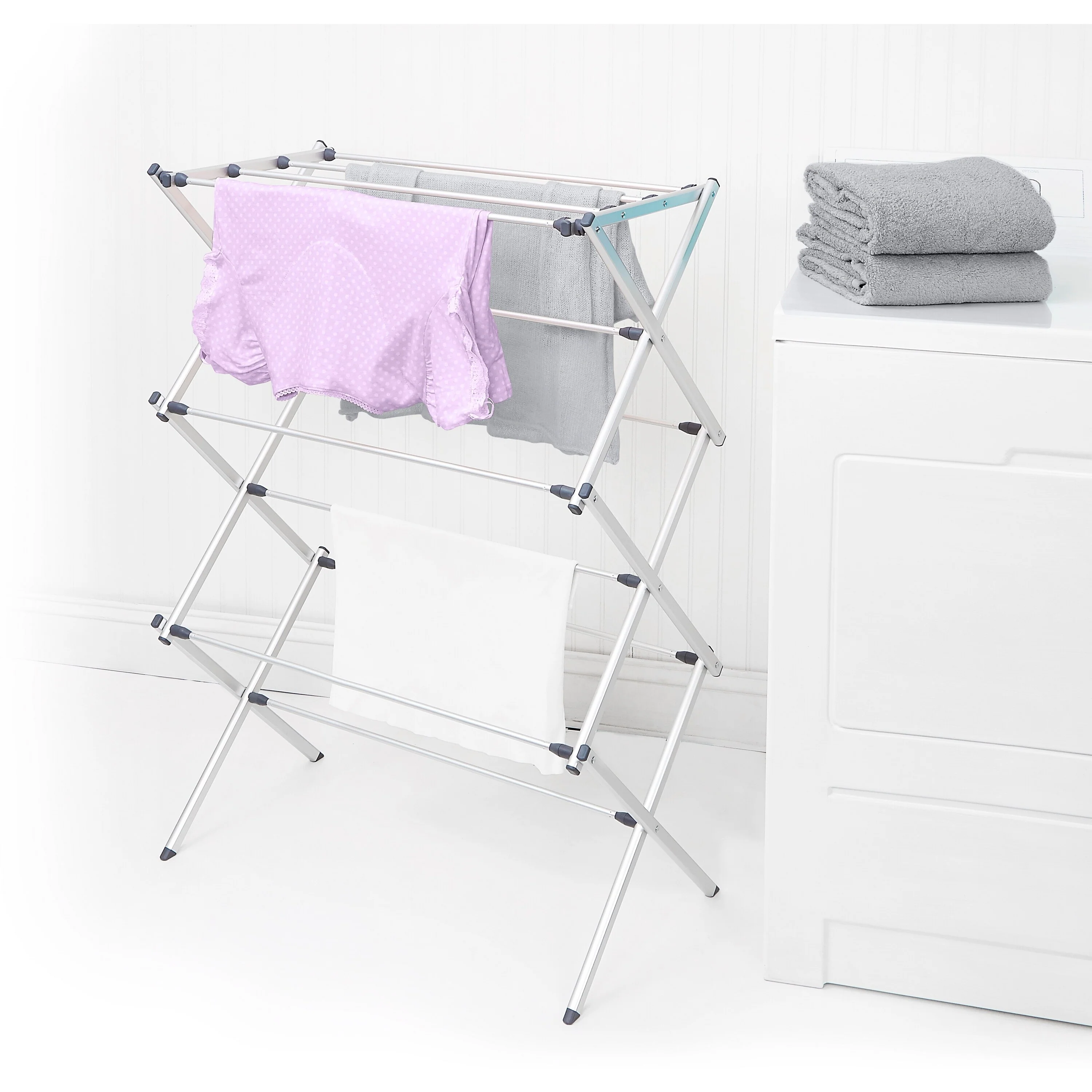 Laundry 360 Aluminum Drying Rack - 36 W x 24 D x 10 H