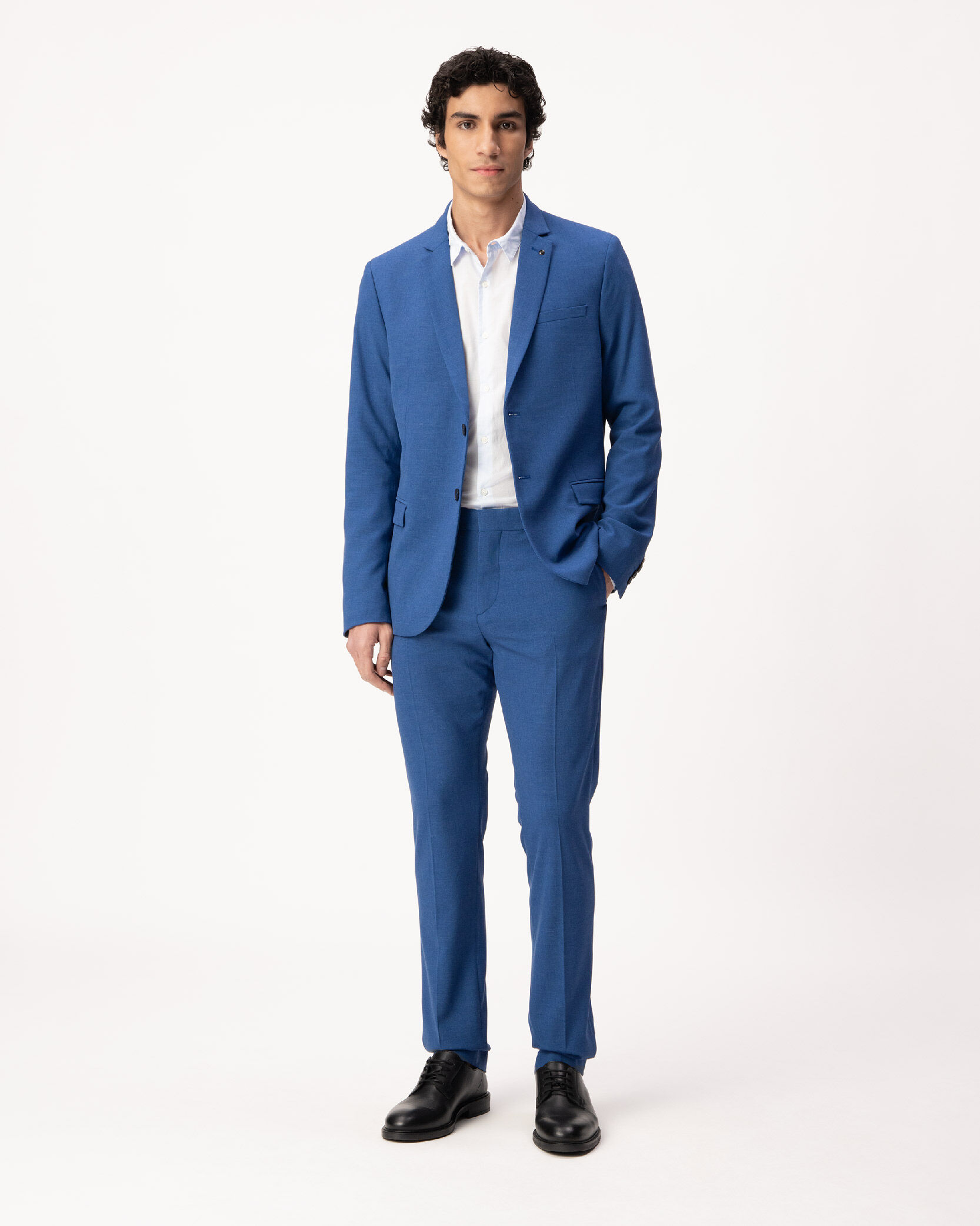 Veste de costume bleu indigo Homme