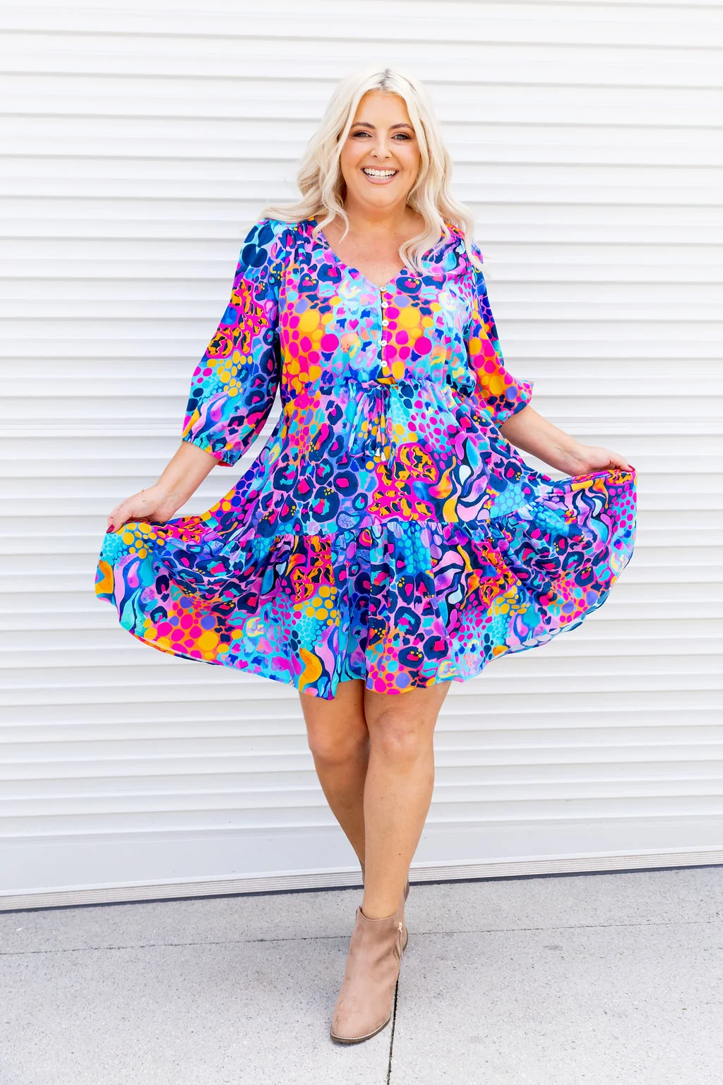 Ziggy Dress in Remix by Kasey Rainbow