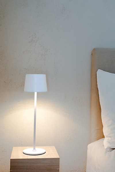 Lampe de table portable rechargeable LED 2W 3000K IP44 blanche - Markslöjd - Fiore