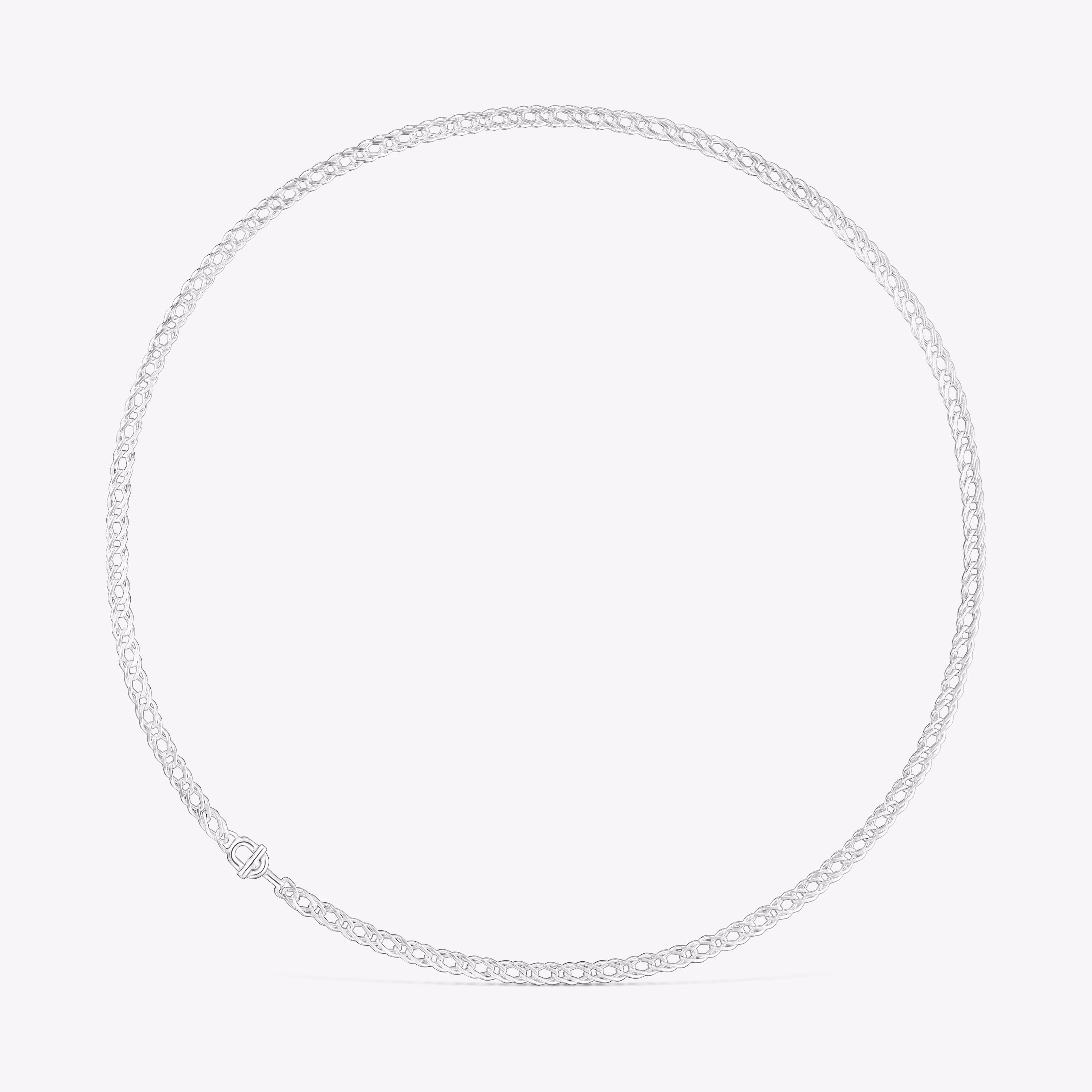 Collar cadena doble barbada de plata TOUS MANIFESTO
