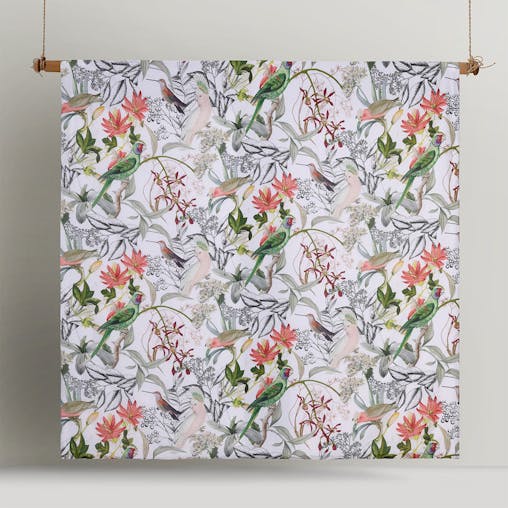 NNEDSZ Accessorize Currumbin Linen Cotton Printed Quilt Cover Set King