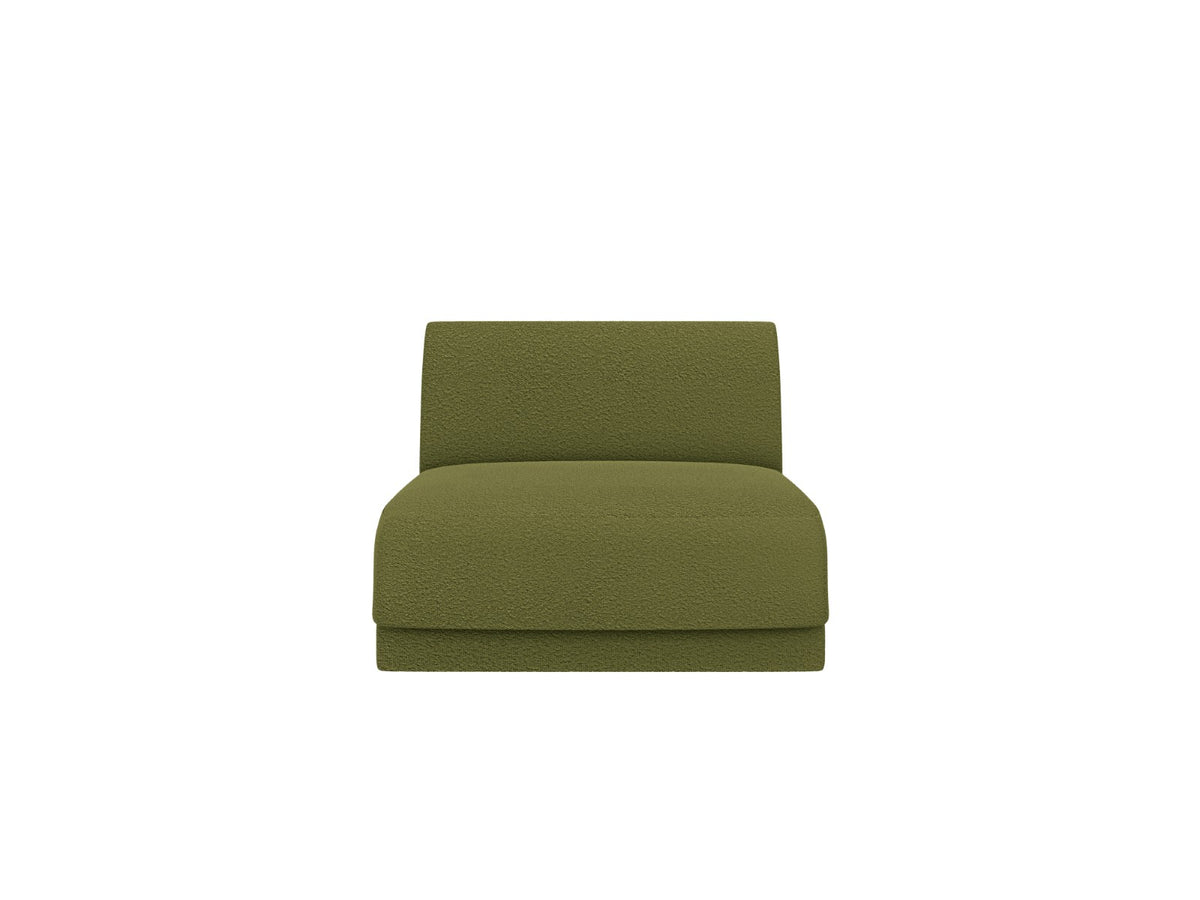 Micadoni Module Miley boucle donker olijfgroen - 90x75x70cm