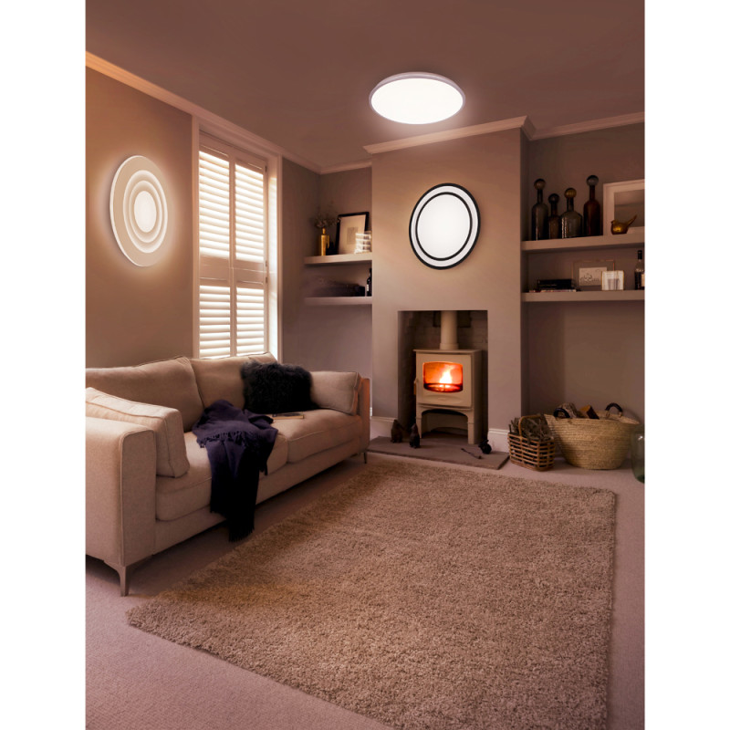 Plafonnier LED Moia blanc 2700 lm 24 W LEDVANCE