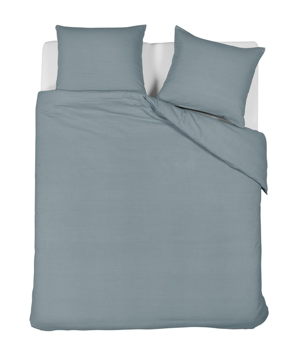 Beddinghouse Summer dekbedovertrek - Effen - Lits-jumeaux - 240x200/220 - Blue Grey