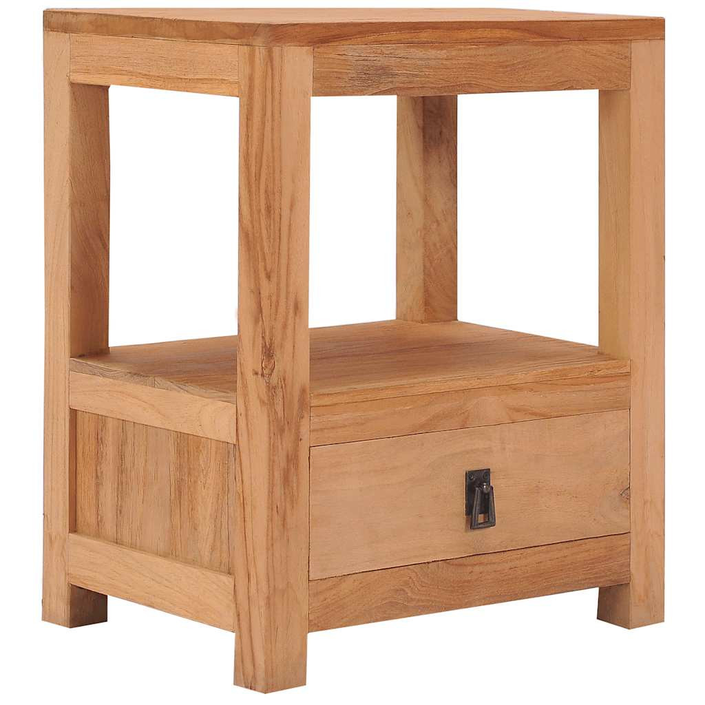 Szafka Nocna Drewniana Komoda Stolik Nocny Do Sypialni 40 x 30 x 50 cm