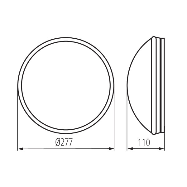 Plafoniera LightLogic LL PIZA SE 30577 z wymiennym źródłem światła