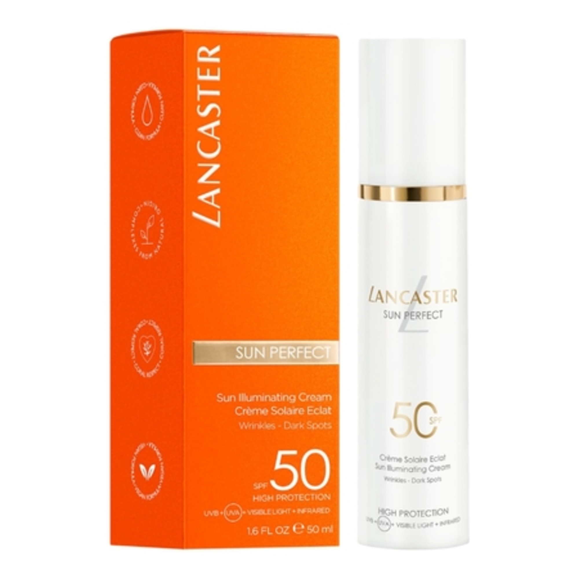 SUN PERFECTCrème protectrice éclat visage