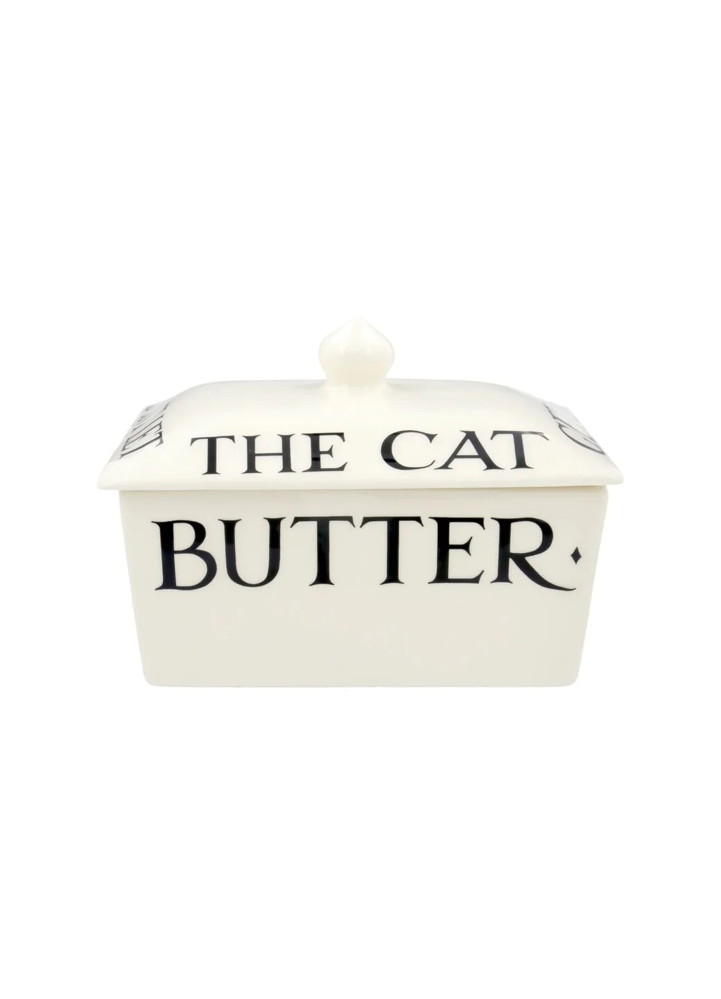 Seconds Black Toast Small Butter Dish