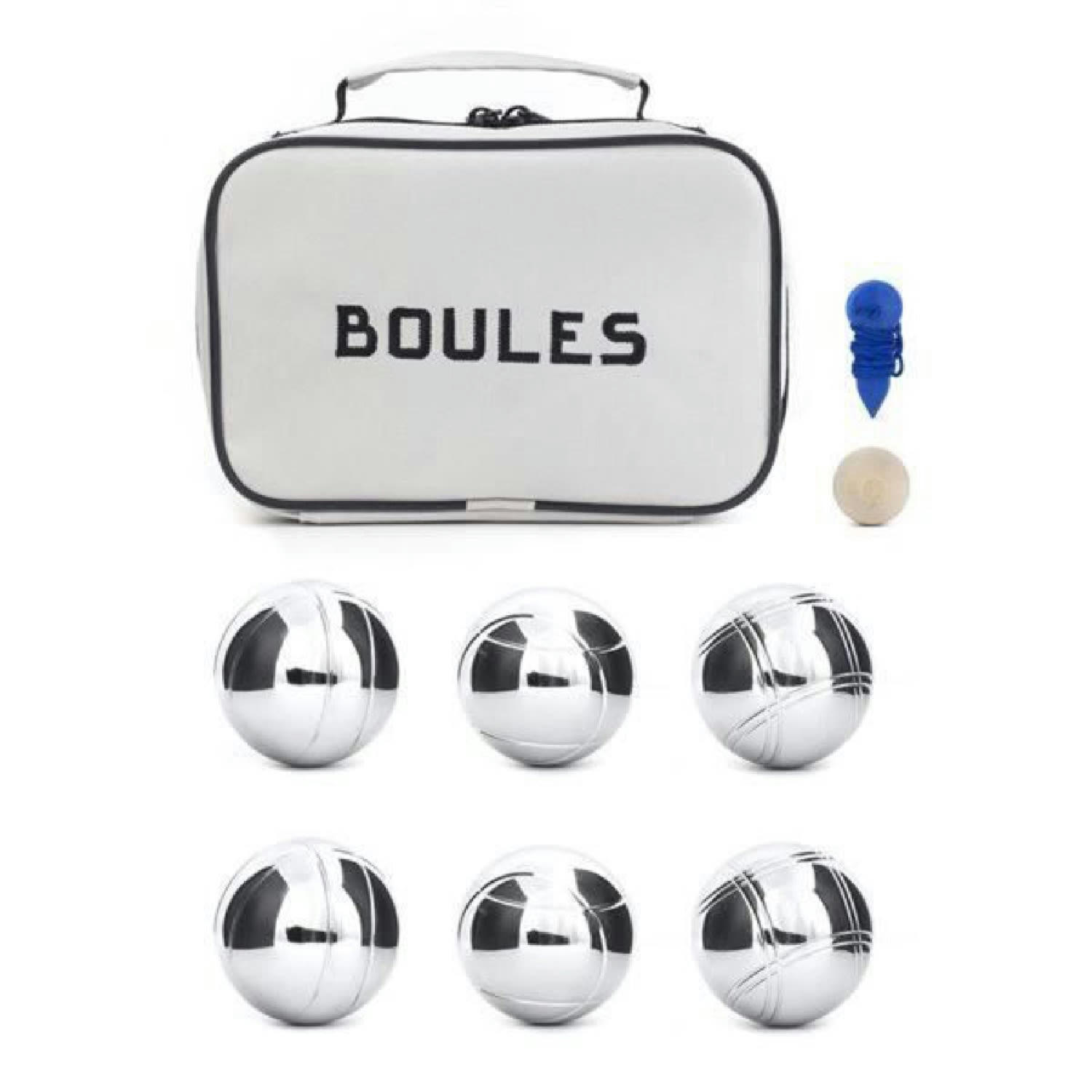 PÉTANQUE - Set de 6 boules de pétanque