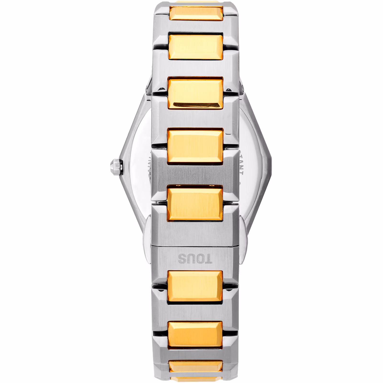 Reloj analógico con brazalete de acero, acero dorado y esfera de nácar KARAT EIGHT