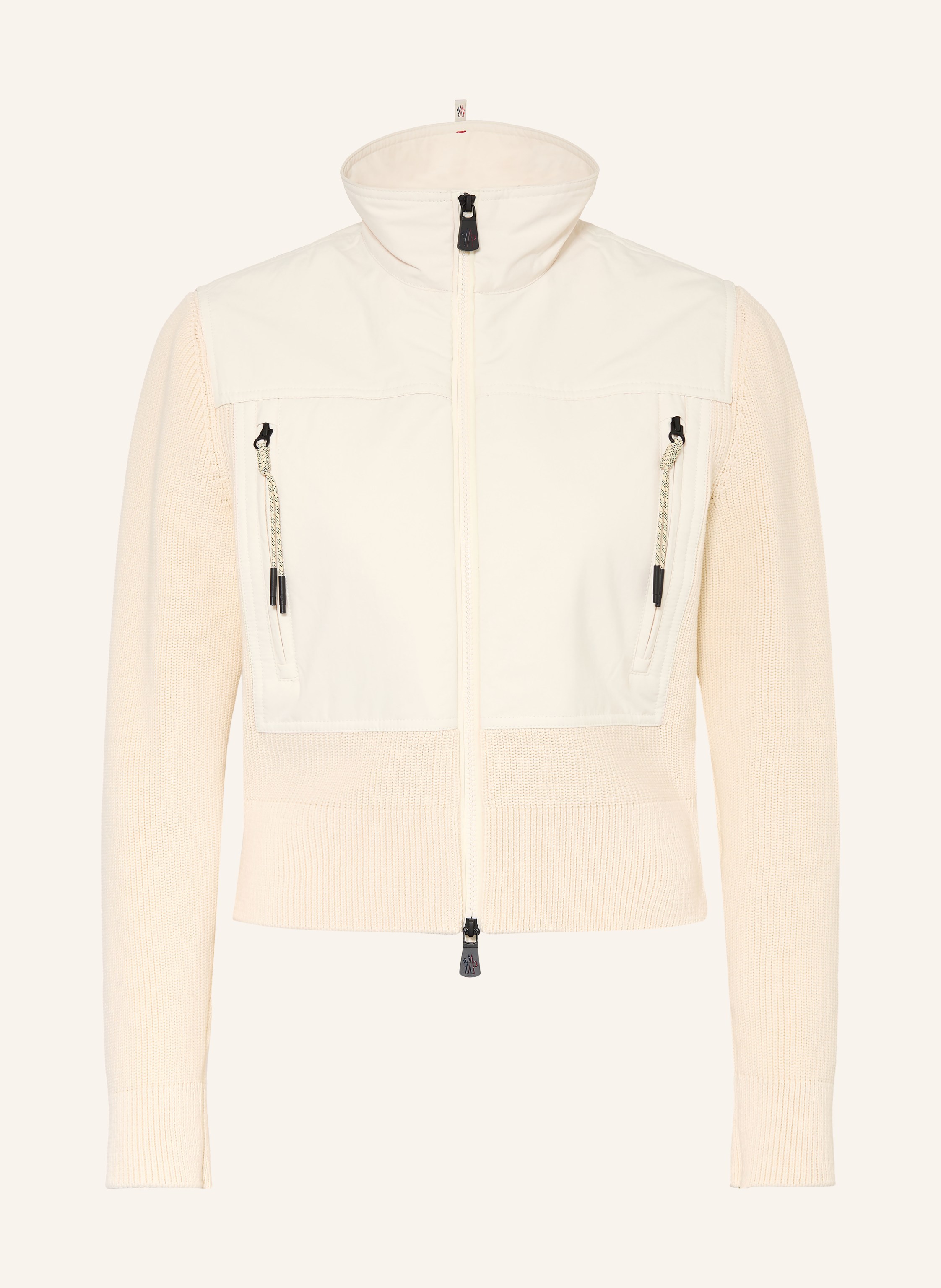 MONCLER GRENOBLE Strickjacke im Materialmix