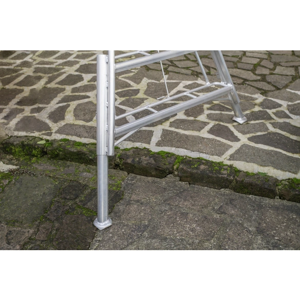 Leiter, Höhe: 270 cm, Silber