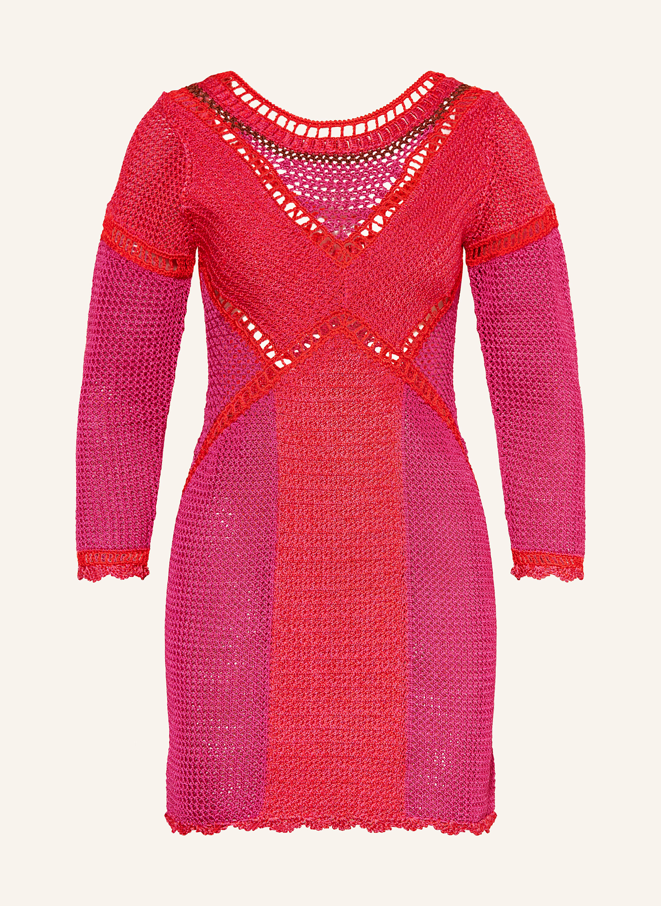 ba&sh Strickkleid ARAIBA mit Glitzergarn und 3/4-Arm