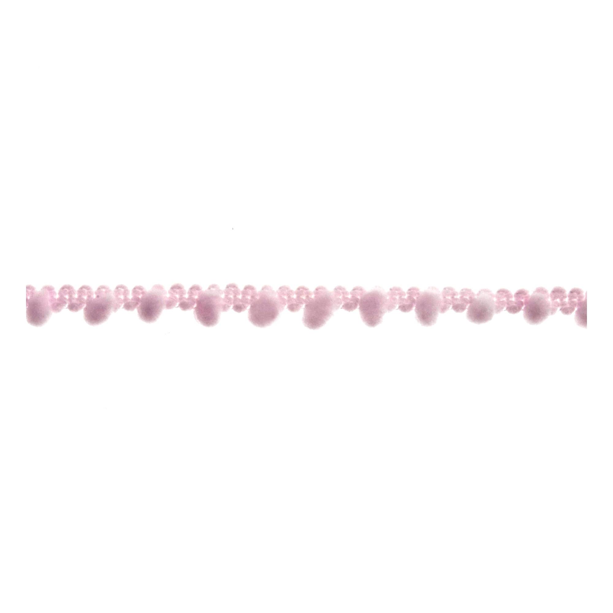 Light Pink 7mm Pom Pom Trim by the Metre