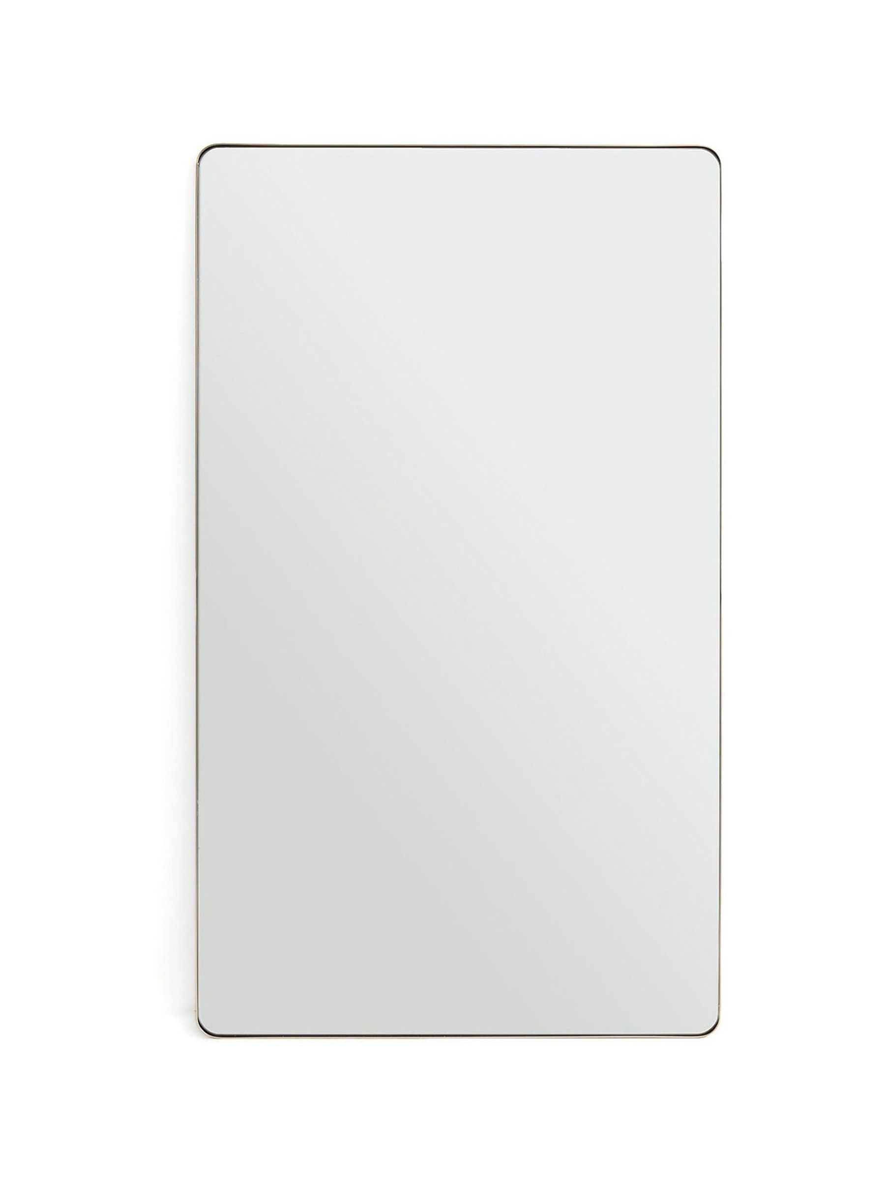 La Redoute Intérieurs Brass Iodus 100 x 70cm Rectangular Metal Mirror