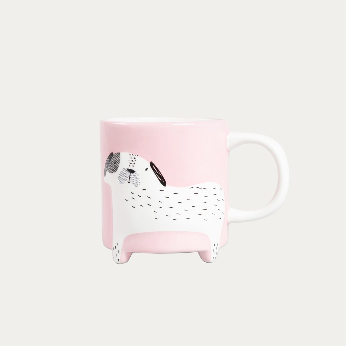 Kubek TEHEN z pieskiem 0,45 l