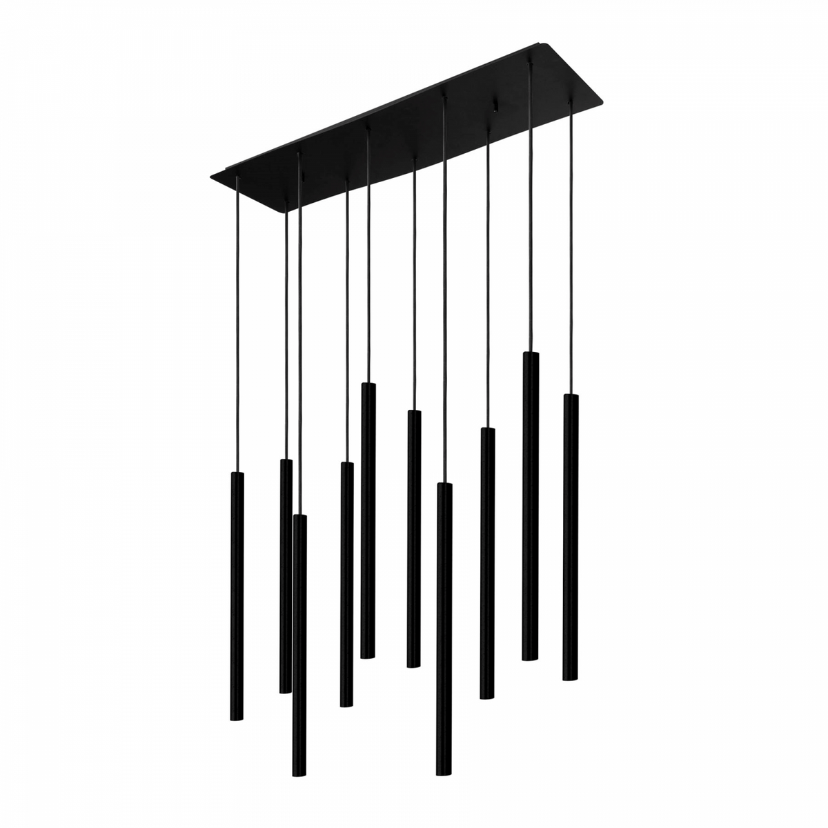 Nowodvorski hanglamp Laser - 10 lichts - 78 x 130  cm - zwart