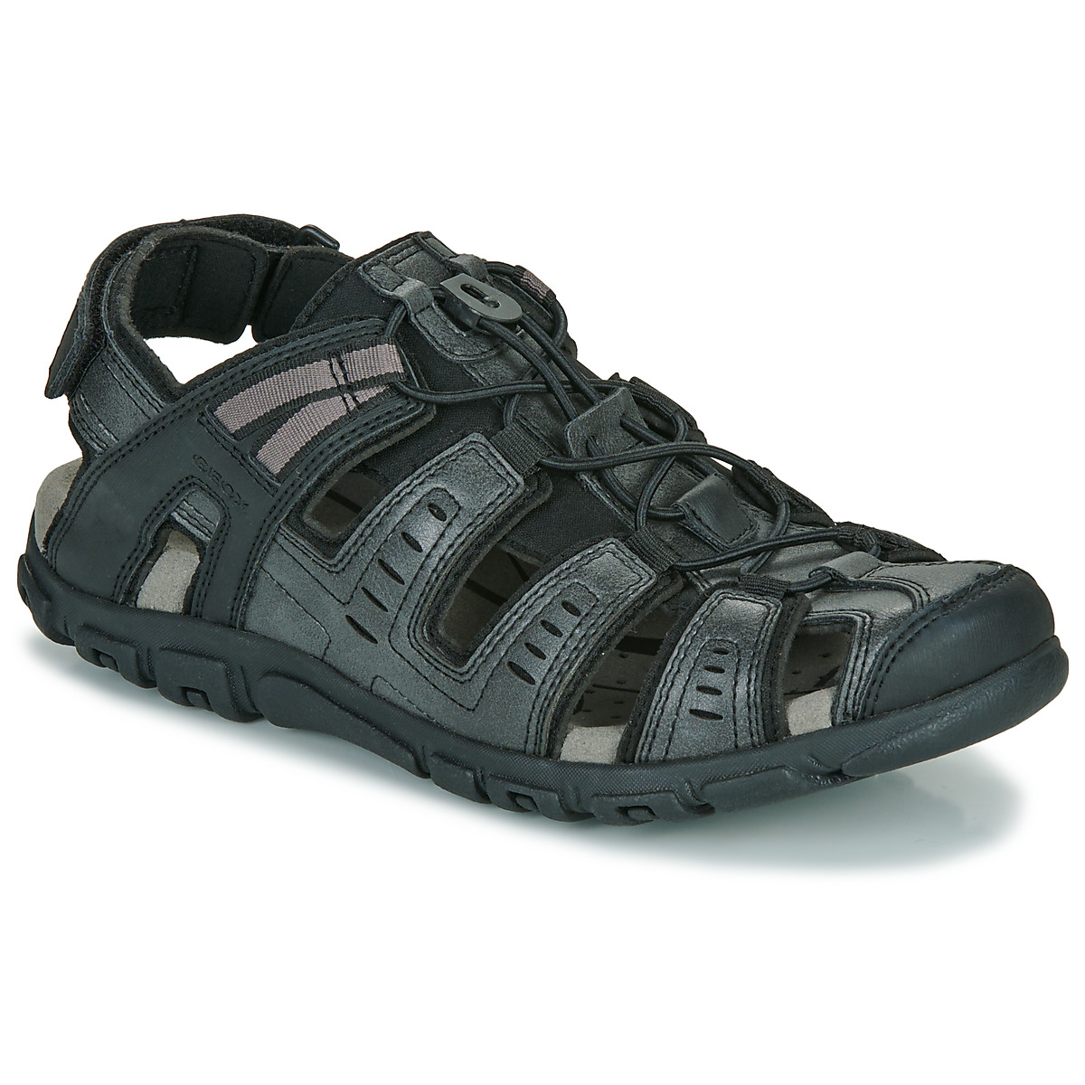 Geox - UOMO SANDAL STRADA - Black