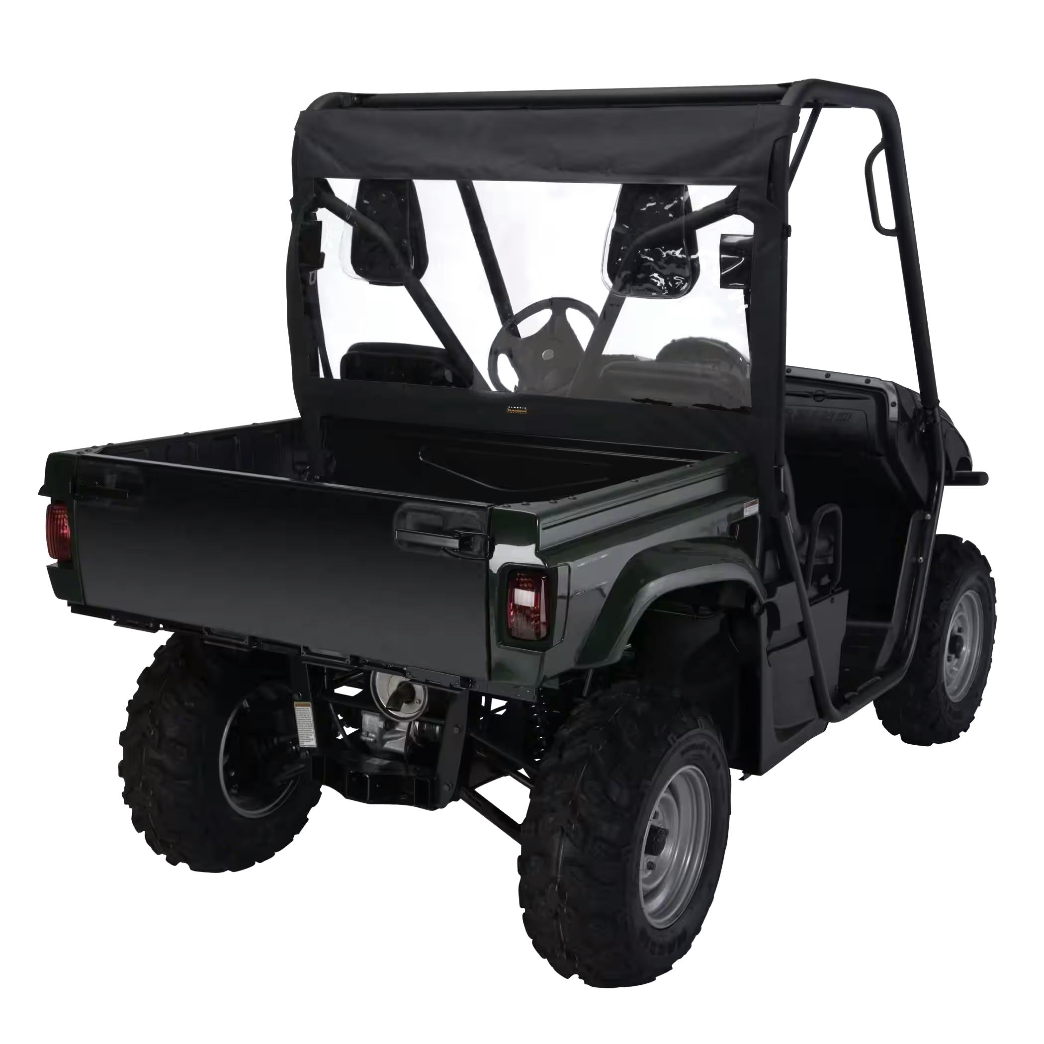 Classic Accessories 78637 QuadGear UTV Rear Windshield for Yamaha® Rhino, Black