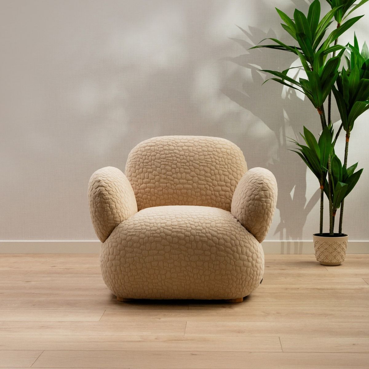 Fotel SIESTE Beżowy 96,5x90x79 cm