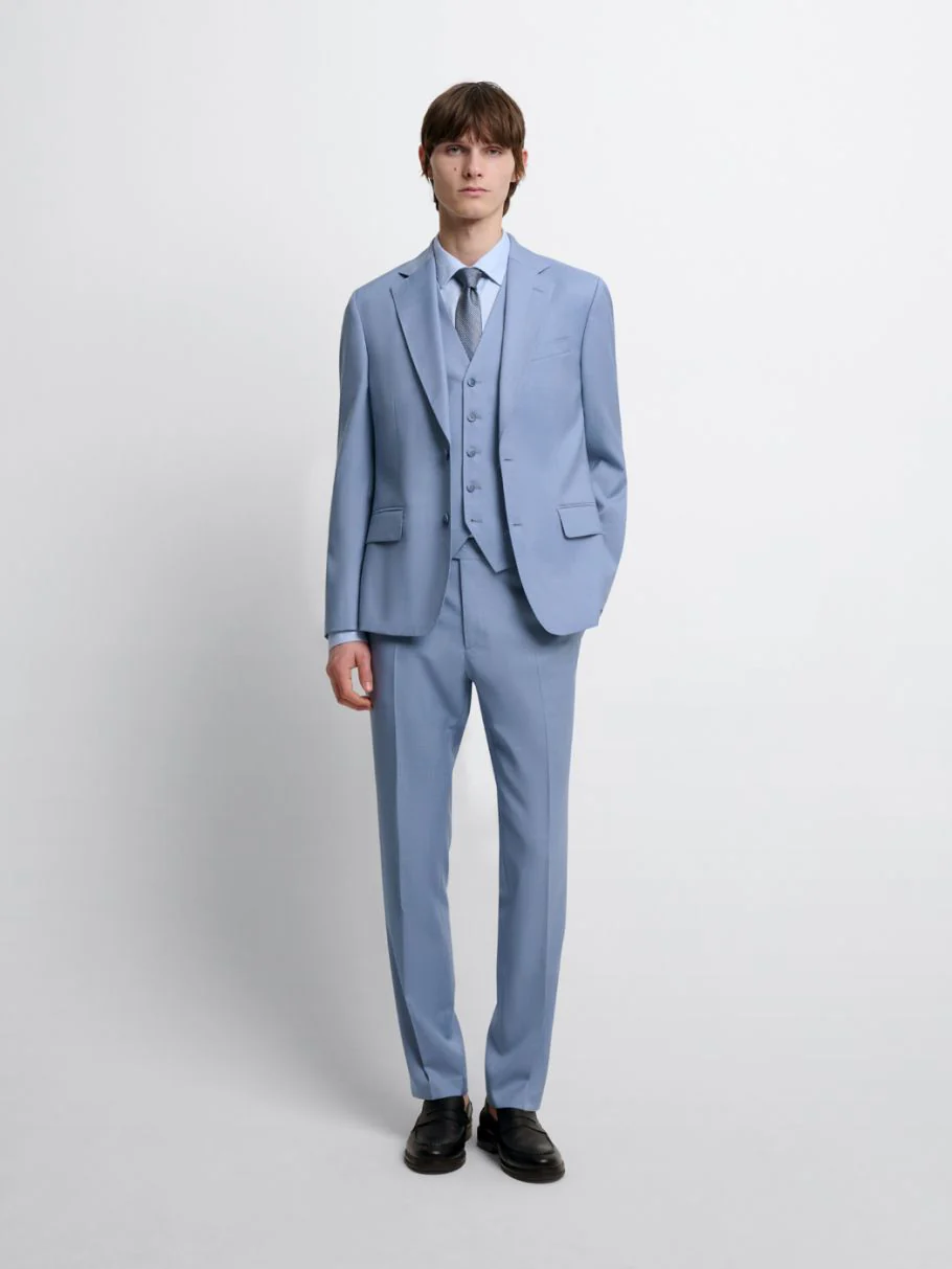 Veste de costume slim en laine