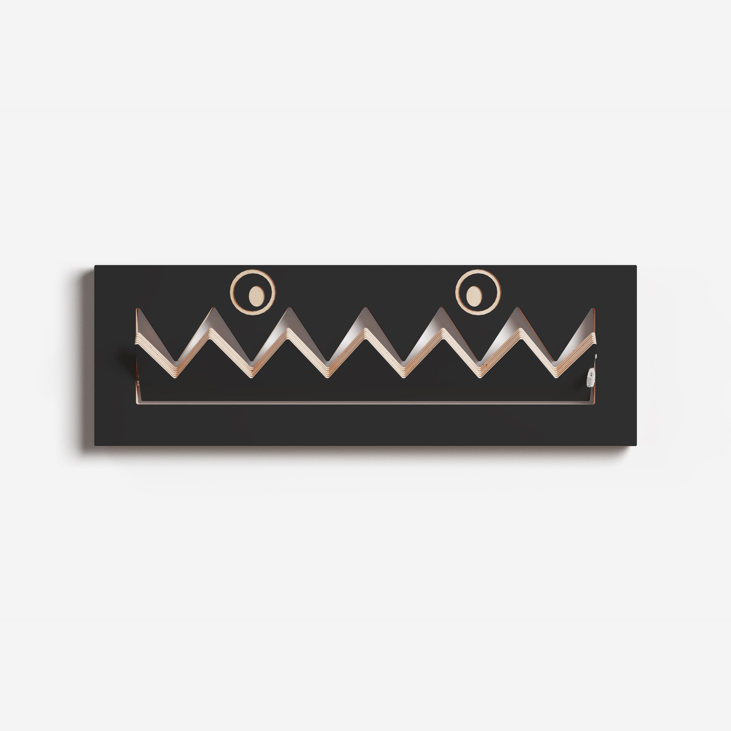 Fläpps Kledingkast Monsterhäng 60x20-1 - Zwart