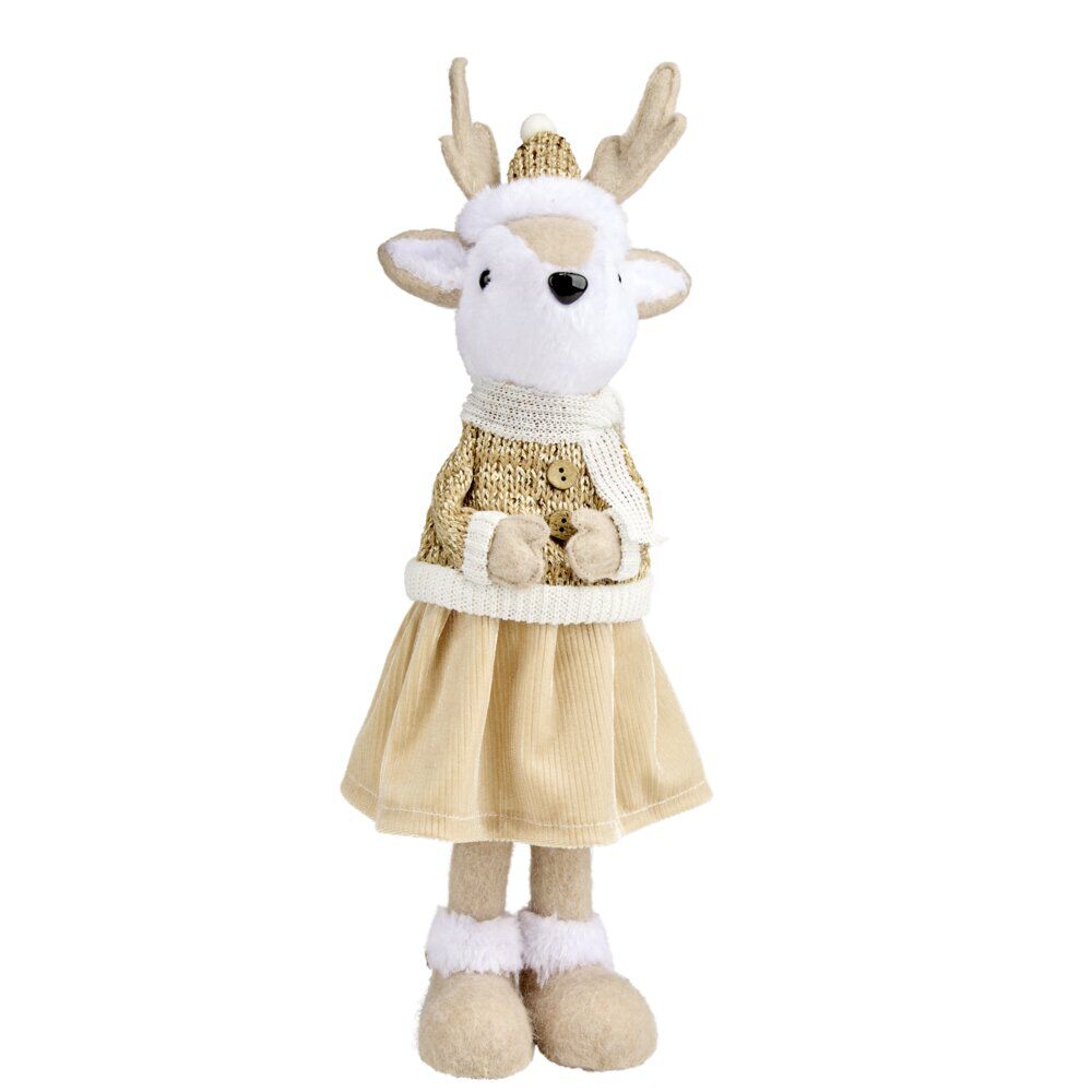 Personnage de No&euml;l nature à poser H37cm (2 modèles)
