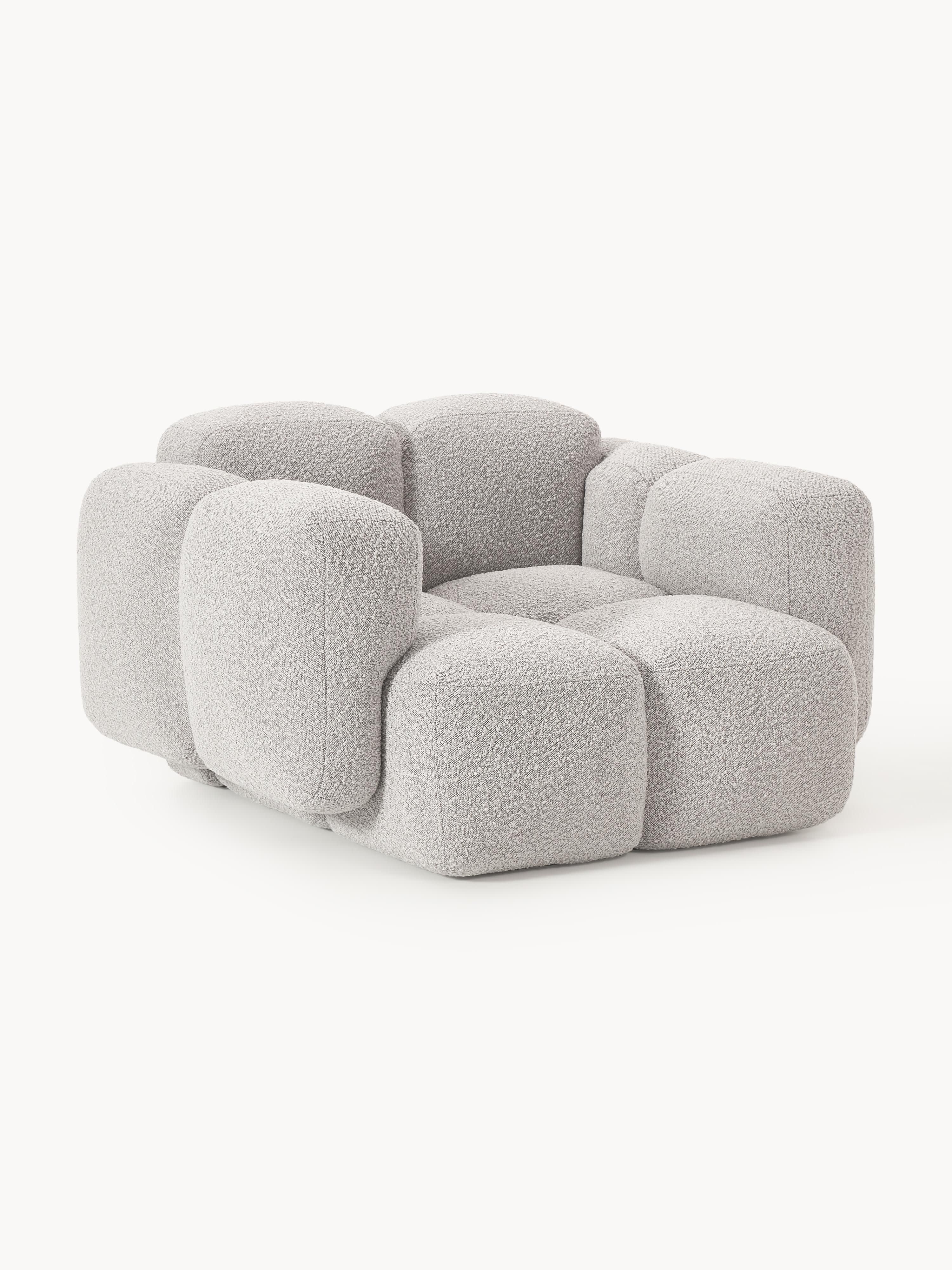 Loungesessel Tayla aus Bouclé