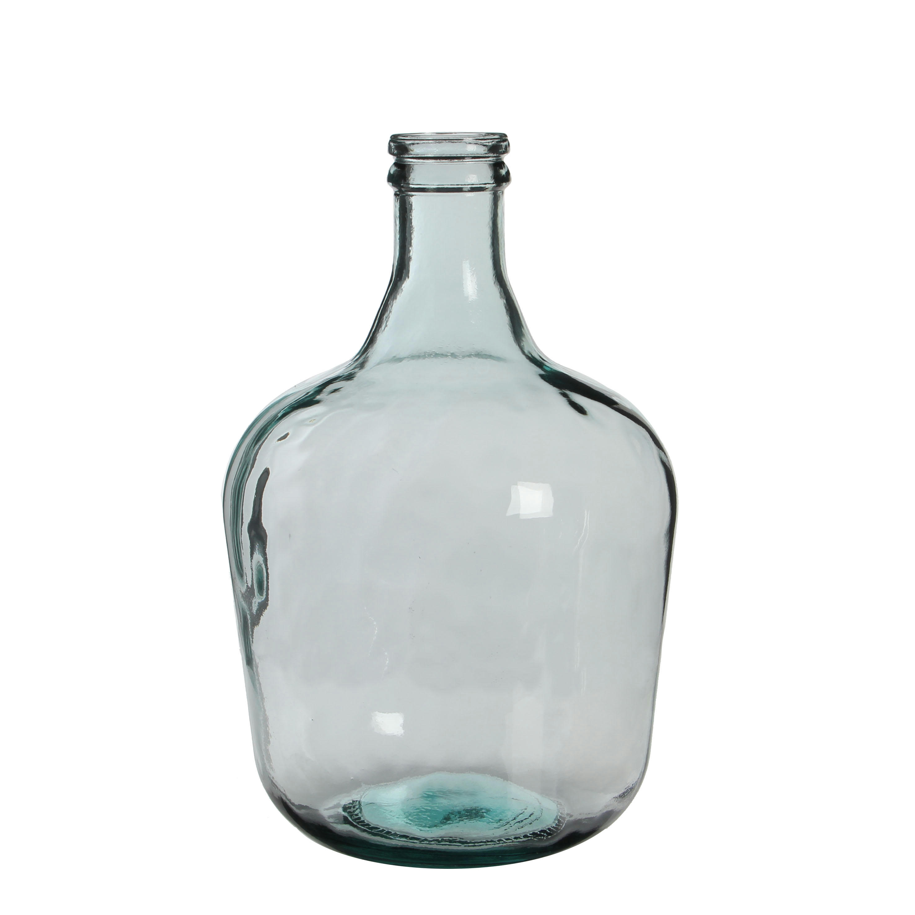 DIEGO - Vase bouteille en verre recyclé H42