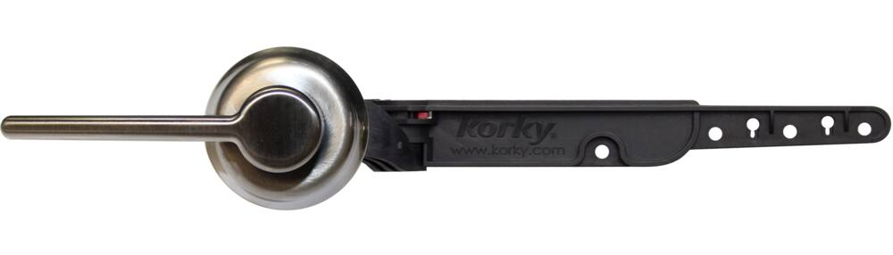 Korky StrongARM Classic Heavy-Duty Flush Toilet Lever, Brushed Nickel