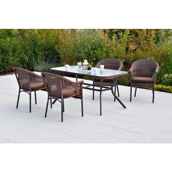 Gartenmöbel-Diningset »Ravenna«, 5 tlg., 4 Sitzplätze, Aluminium