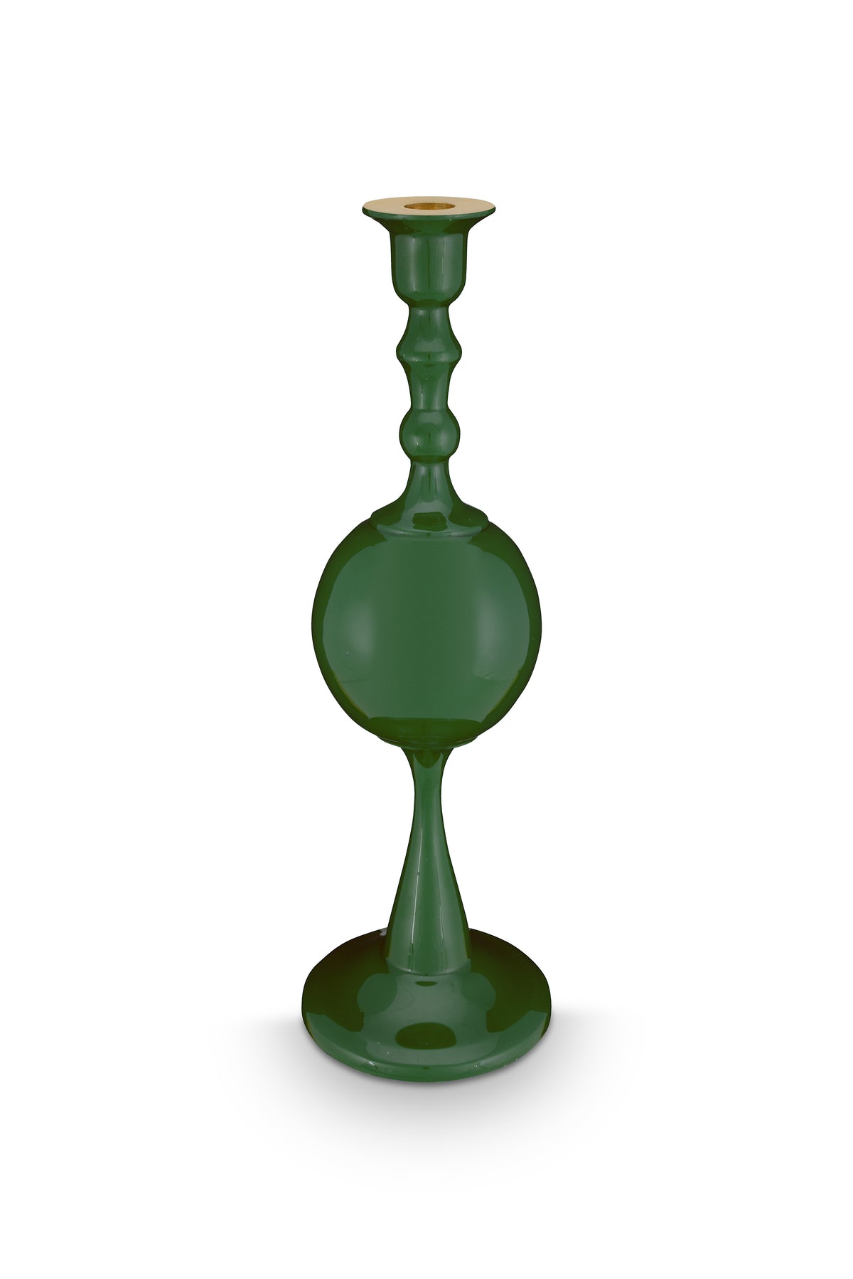 Pip Studio Kaarsenhouder - Aluminium Kandelaar - Woonaccessoires - Donkergroen - 37cm