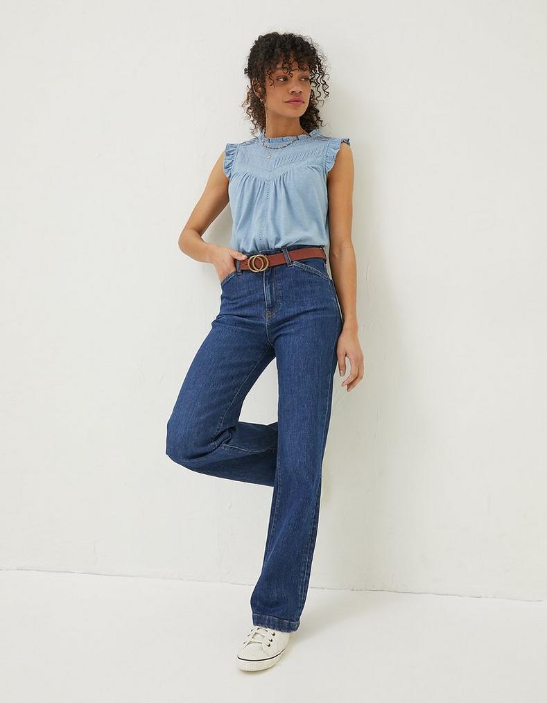 Elise Wide Leg Comfort Stretch Jeans