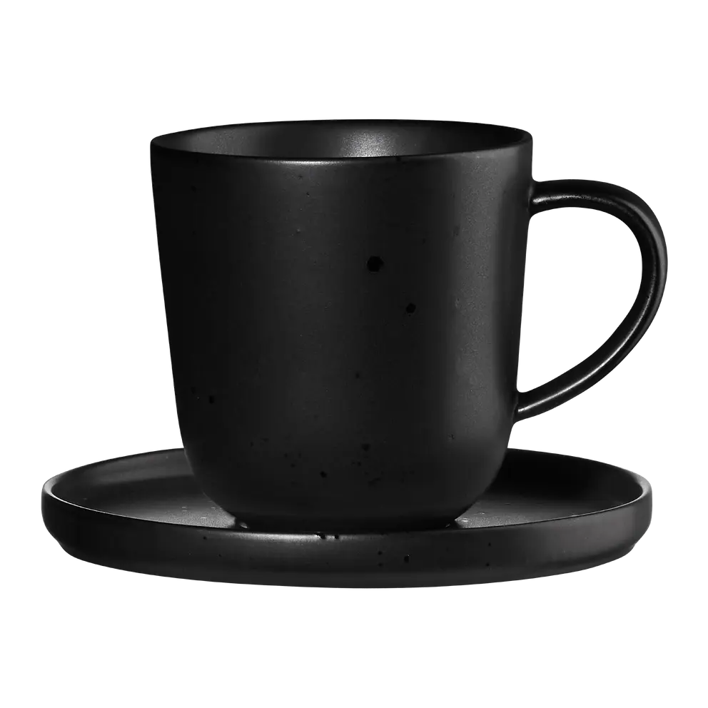 Espressotasse mit Untertasse Coppa Kuro
