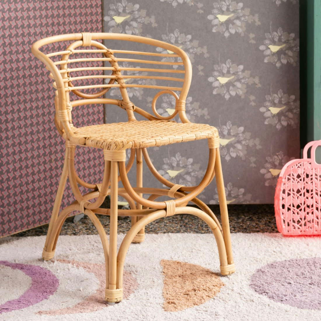 GINGKO HORIZON - Fauteuil enfant en rotin