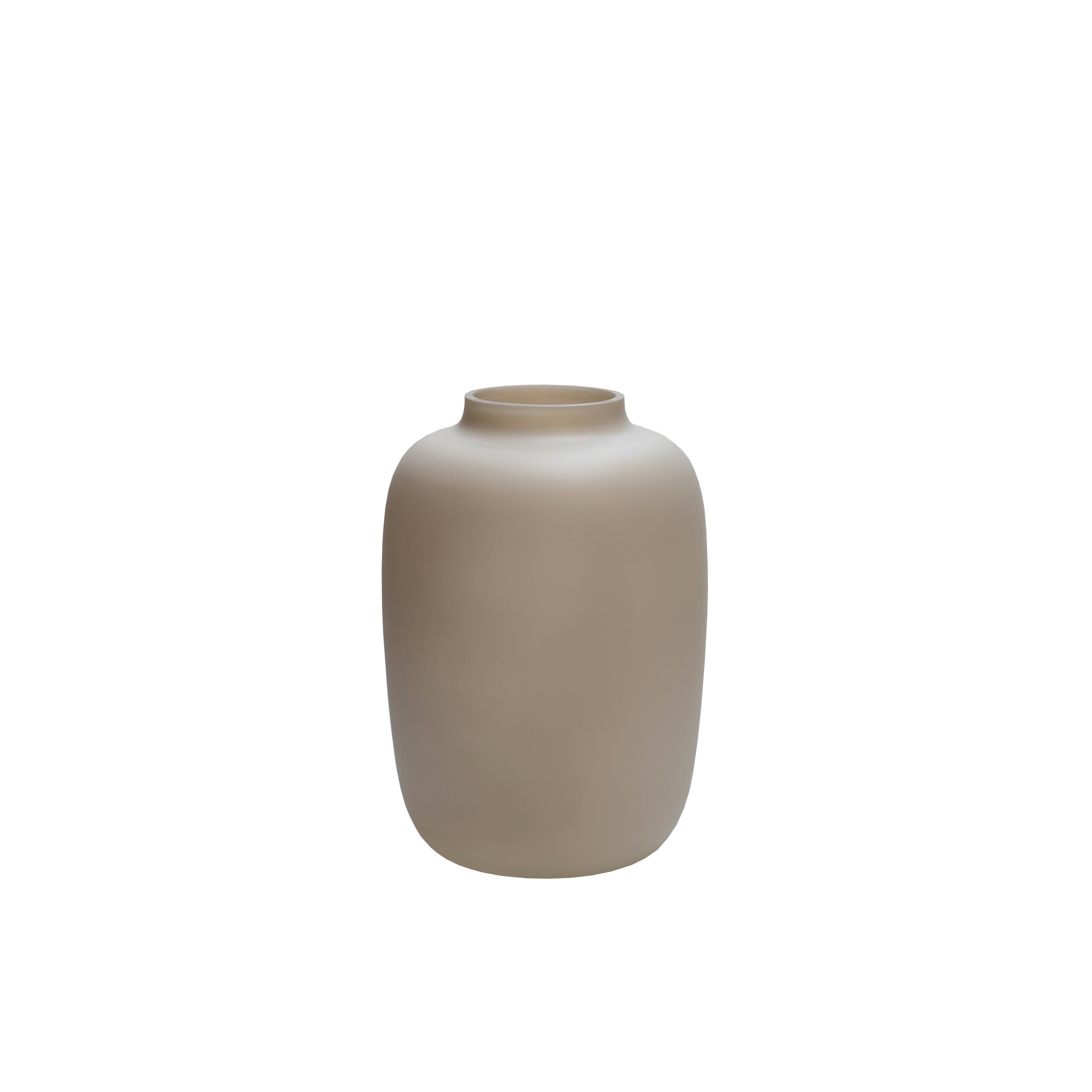 Vase The World - Artic M matte ivory Ø25 x H35 cm
