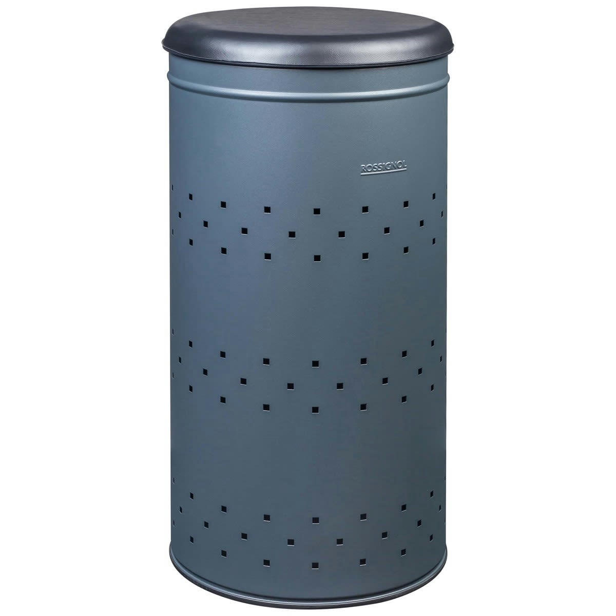 LINA - Panier à linge 45L en Métal Gris anthracite