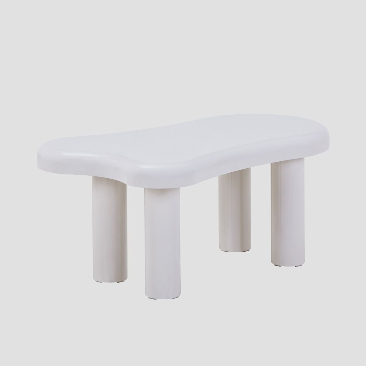 Stolik kawowy ALTO lakierowany szary 100x60x45 cm