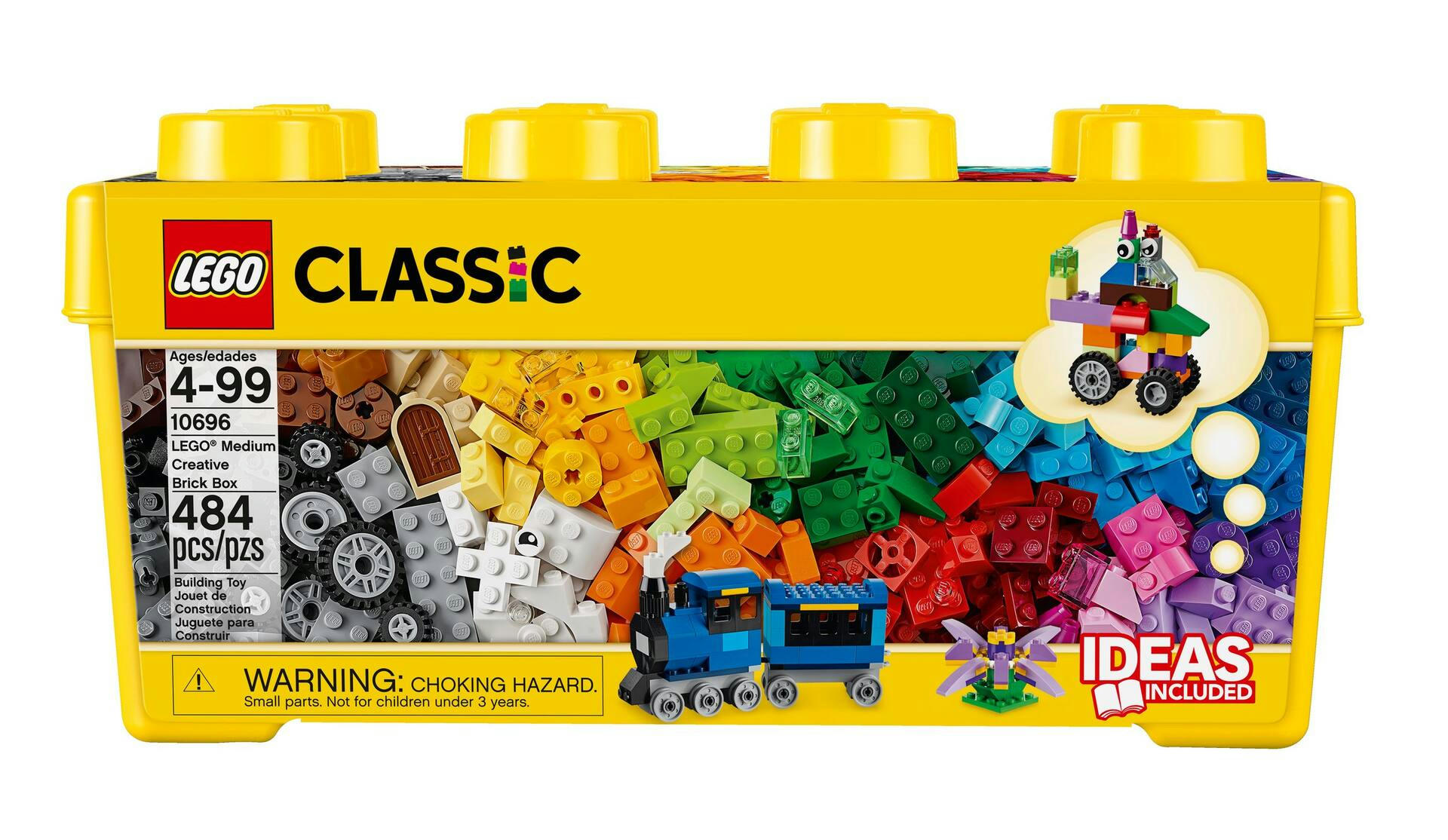 LEGO® Classic Creative Bricks Box Set 10696 Building Toy Kit For Kids, 484-pc,  Ages 4+