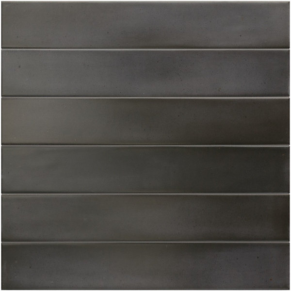 carrelage effet zellige 5x40 cm MASSIMO BLACK