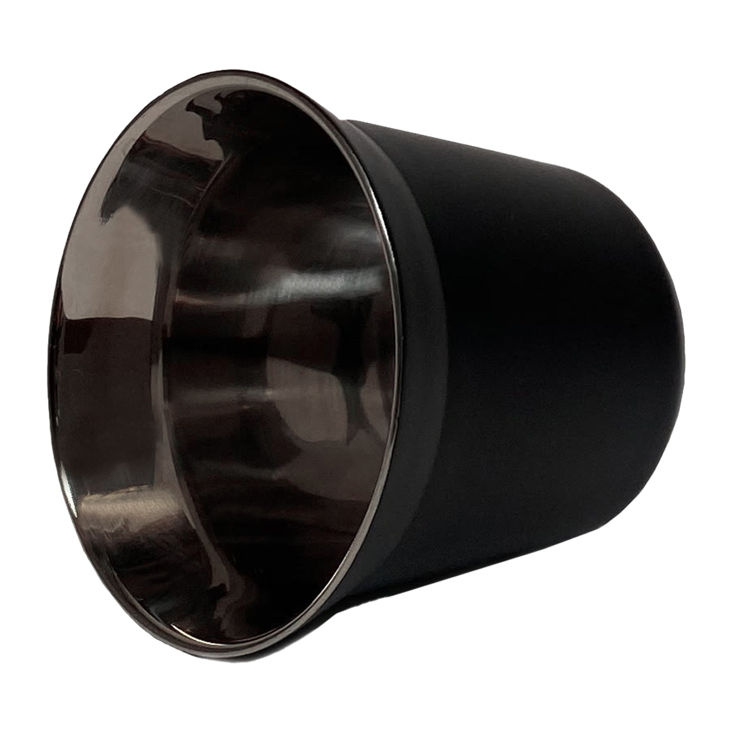 Krumble Espressokopjes staal set van 2 - Zwart