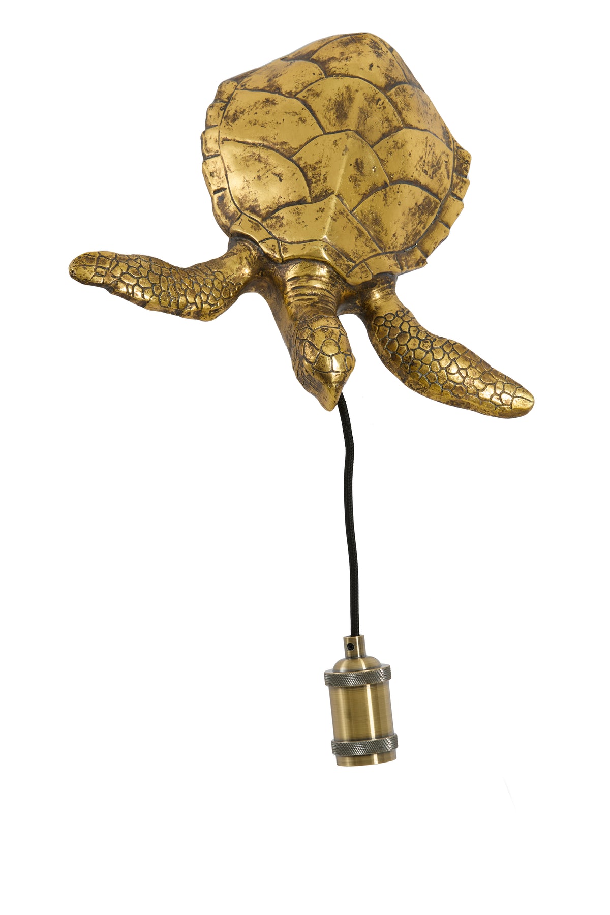 Light & Living wandlamp TURTLE - brons - 35x26x20cm