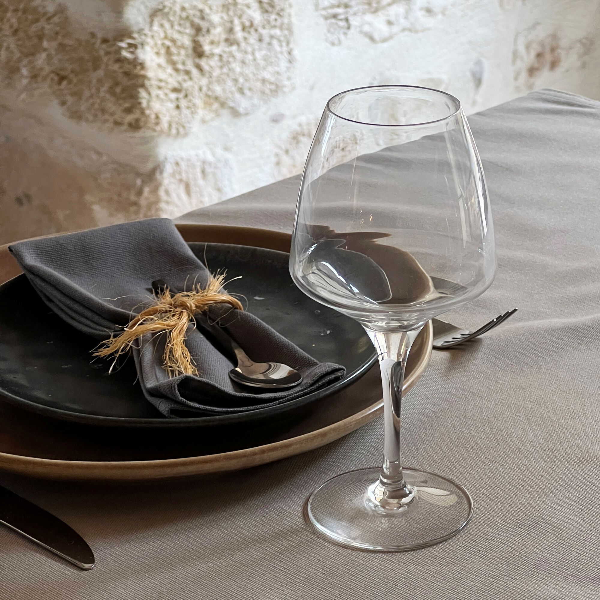 OPEN UP - Lots de 6 verres à pied en cristallin 32cl - transparent