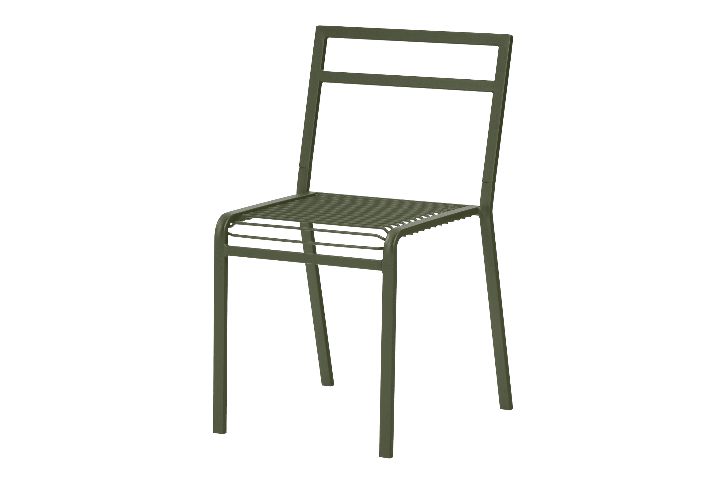 noo.ma Oto Chair - duurzame metalen buitenstoel, Forest Green
