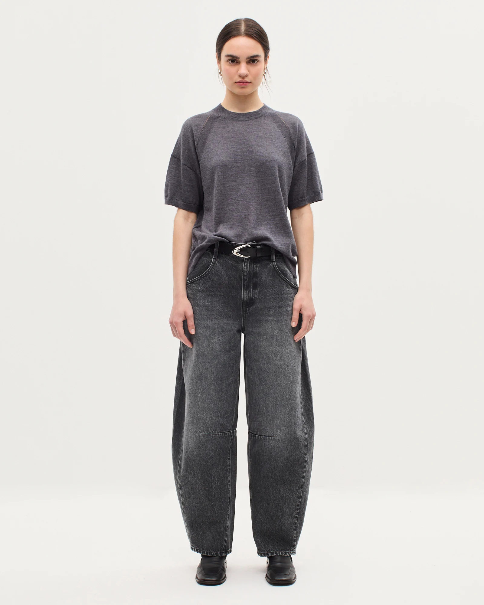 Pull en laine mérinos et soie