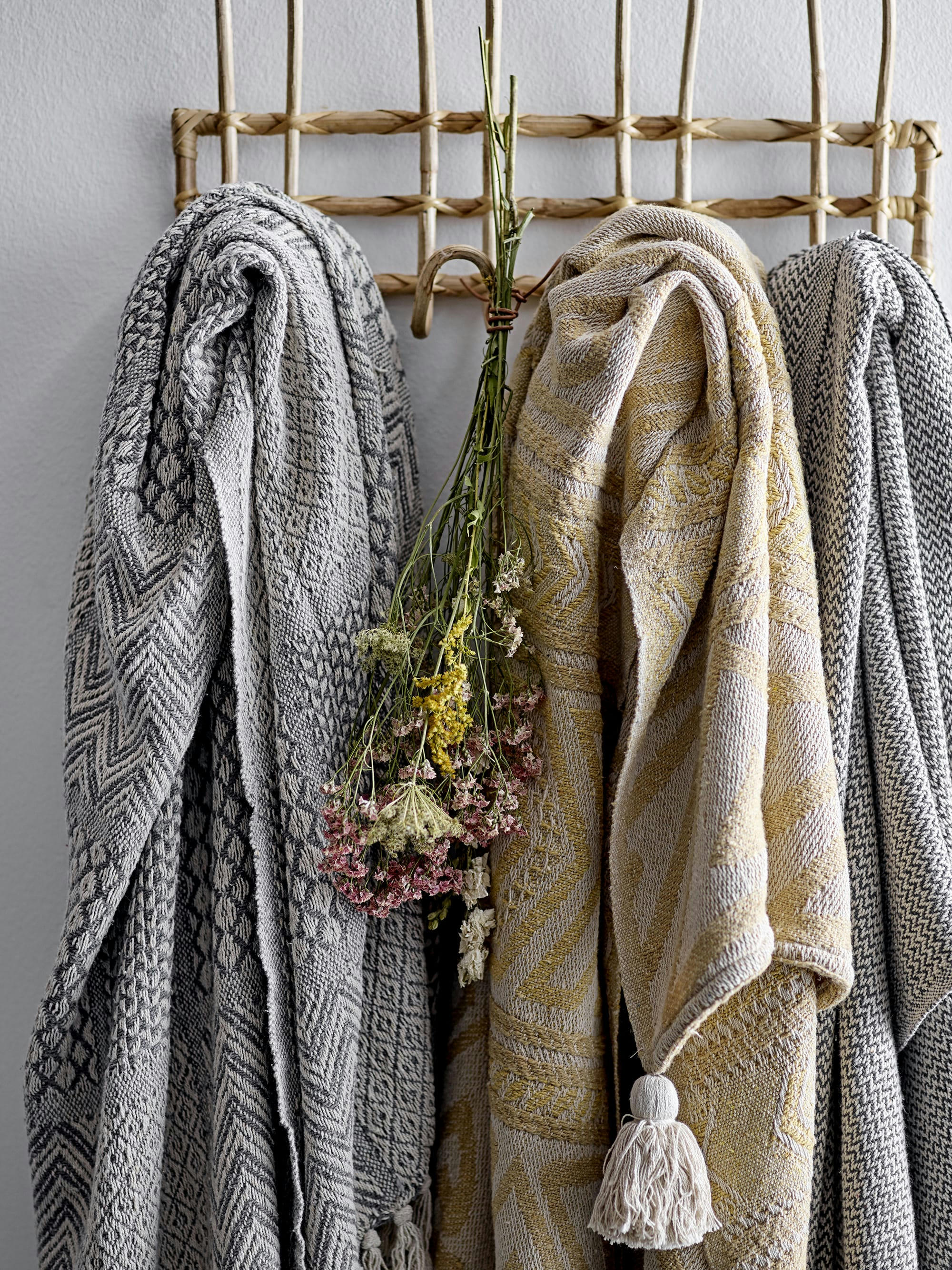 NORDIQUE - Plaid Clemence en coton recyclé 130x160cm